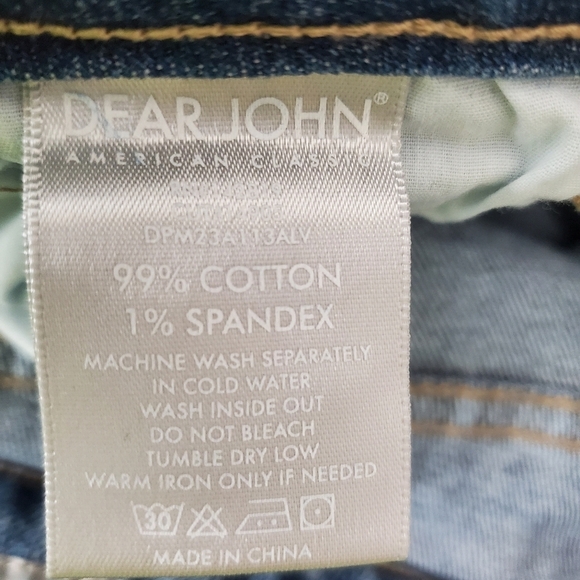Dear John Erin Slim Straight jeans women's size 26 - Picture 11 of 11